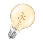 Osram Vintage 1906 LED E27 Globe Fadenlampe Twist Gold 4.9W 470lm - 927  | Höchste Farbwiedergabe - Dimmbar - Ersatz Für 40W