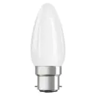 Ledvance Classic Performance LED Glühbirne B22d Kerze Fadenlampe Matt 4.8W 470lm - 827 Extra Warmweiß | Dimmbar - Ersatz für 40W