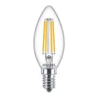 Philips Corepro LED Kerze E14 Fadenlampe Klar 6.5W 806lm - 827  | Ersatz für 60W