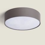 Plafonnier LED Ronde  Gris | 500mm - Convient pour 3x E27 – Max 40W