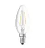 Osram Classic LED E14 Bougie Filament Claire 3.3W 250lm - 827  | Dimmable - Remplacement 25W