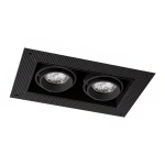 Trimless Pro GU10 Noir - 2 Lights
